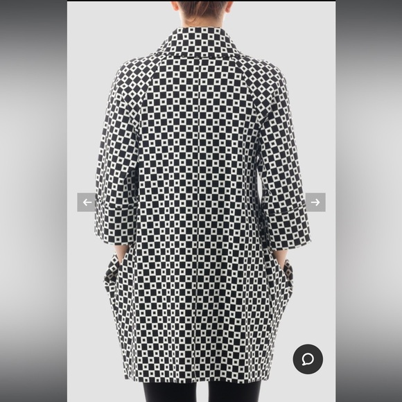 Joseph Ribkoff Cubic Peacoat. Size 4. - Picture 2 of 15